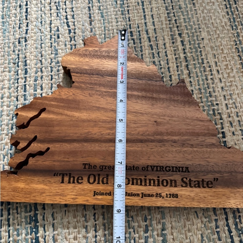 VA Wooden State Wall Decor - Picture 5 of 6